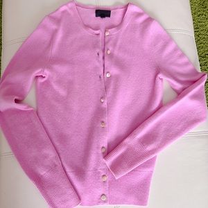 J.crew cashmere cardigan XXS in neon orchid